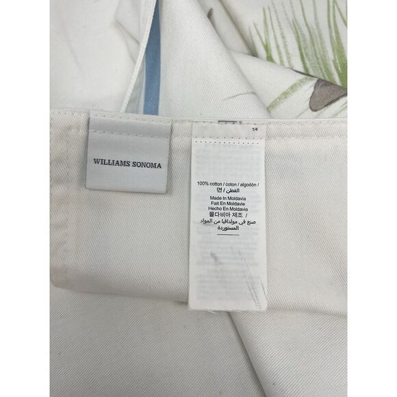 Williams Sonoma FLORAL MEADOW TABLE RUNNER 16x108” Easter Bunny Spring Garden - Picture 2 of 2